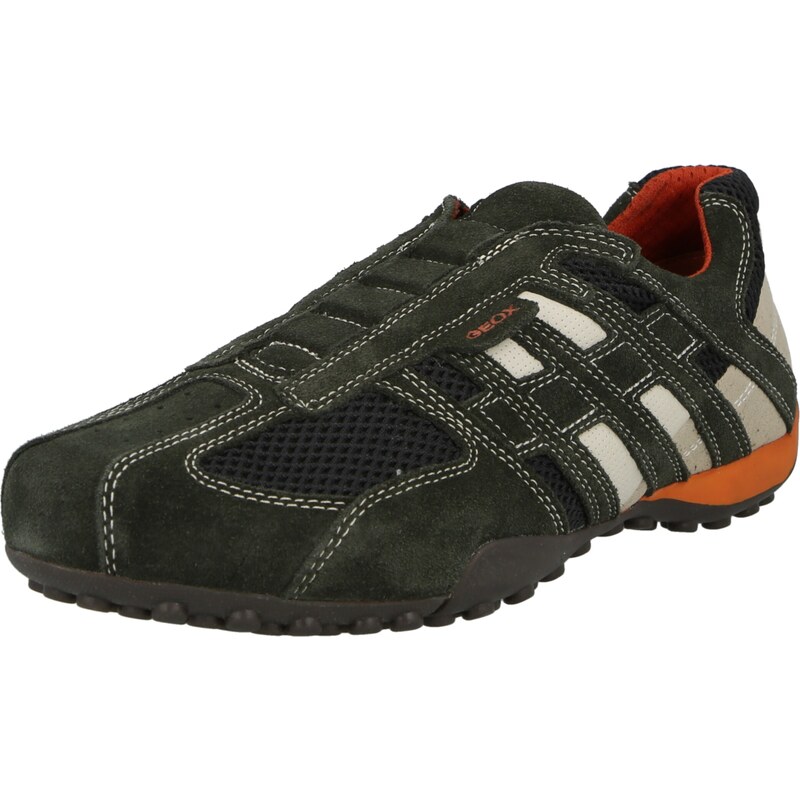 GEOX Nízke tenisky UOMO SNAKE tmavomodrá / sivá / čadičová / biela 30365277