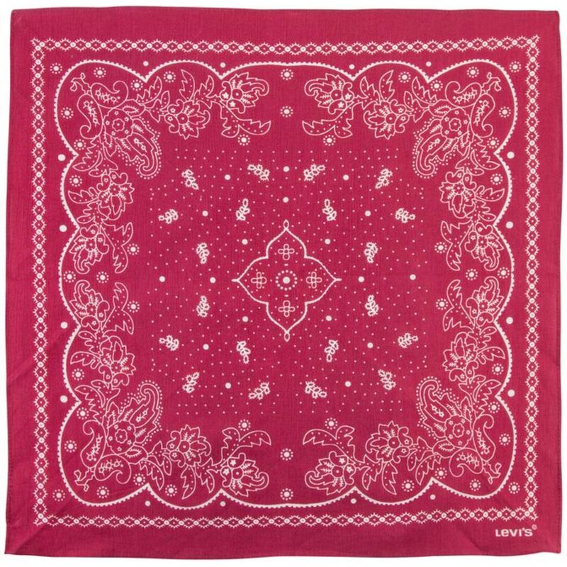 LEVIS Šatka červená / biela 25911781