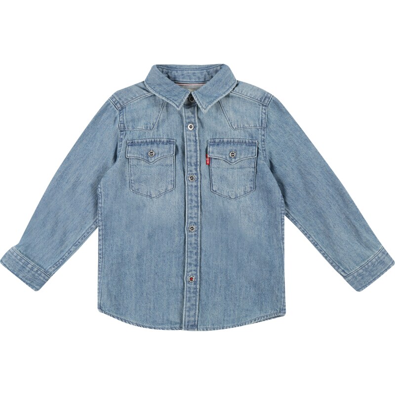 Levis Kids Košeľa BARSTOW WESTERN modrá denim 60185238