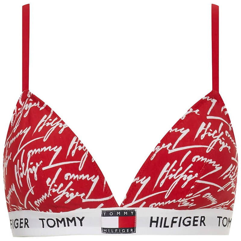 TOMMY HILFIGER - Tommy signature triangle podprsenka s jemnou výstužou 25912774