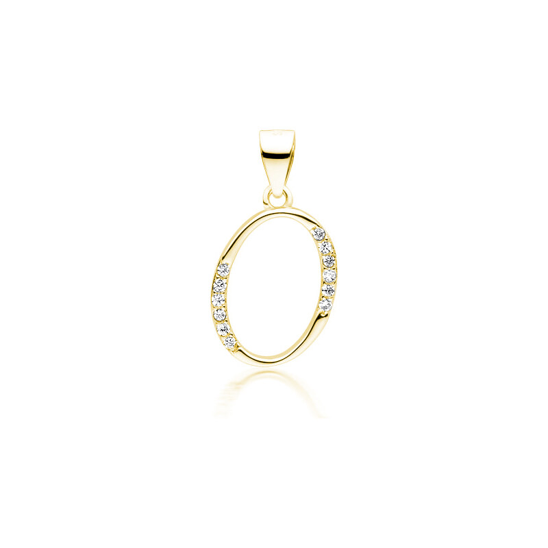 Olivie PÍSMENO O strieborný prívesok GOLD 5319 25944795
