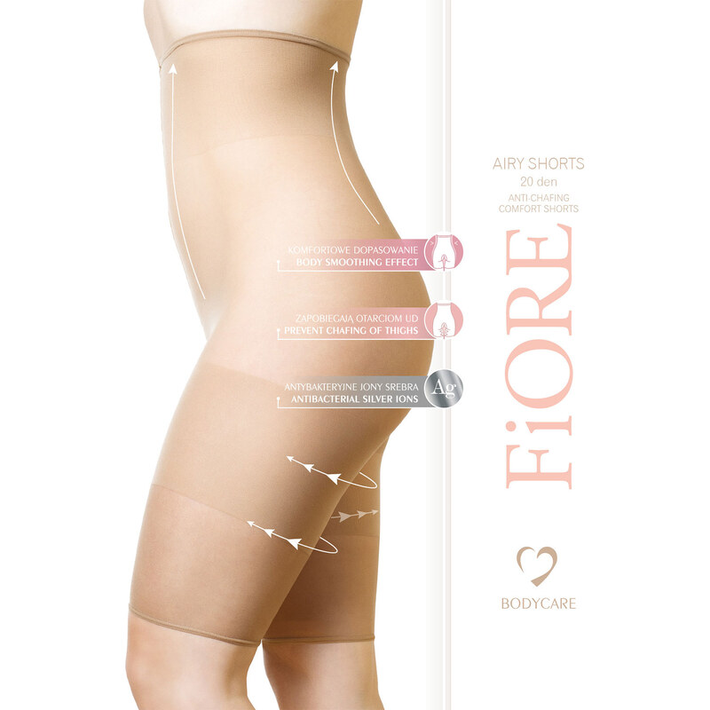 E-shop Nohavičky Fiore Airy Shorts 20 DEN bermudy