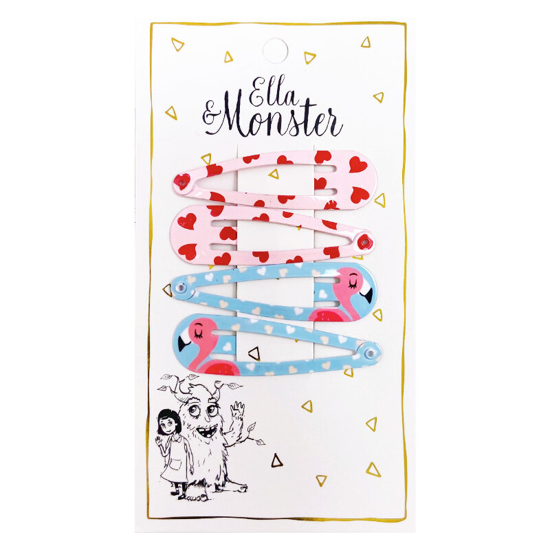 Ella & Monster Sponky plameniak 46771154
