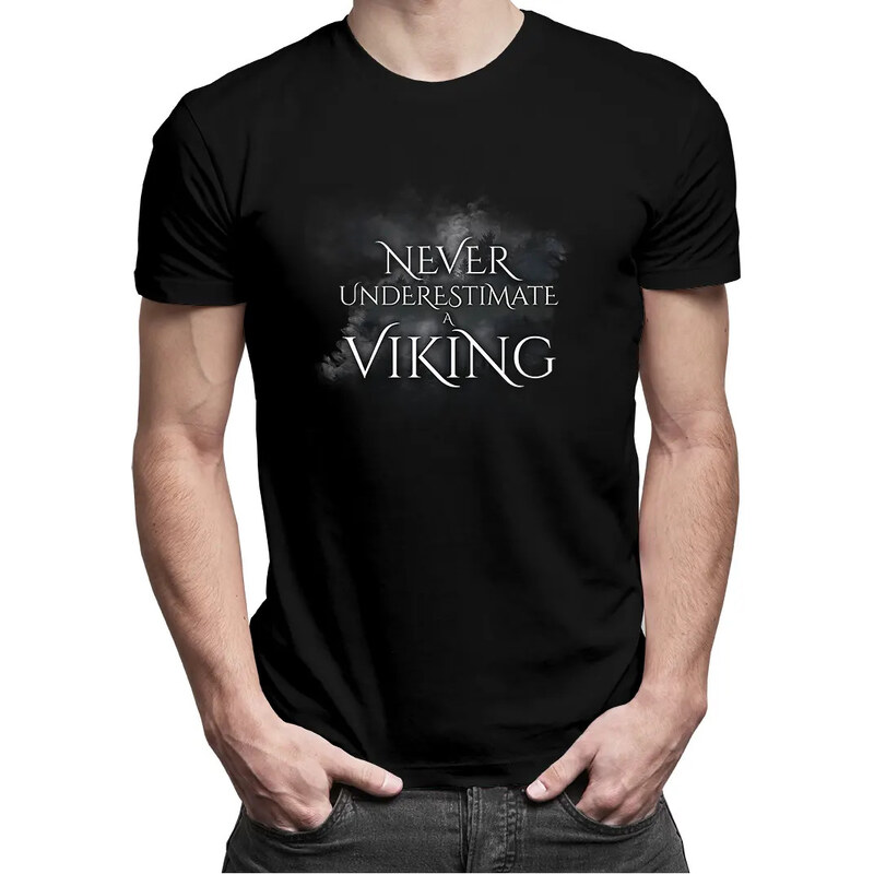 E-shop Garibald Never undestimate a viking - pánske tričko s potlačou