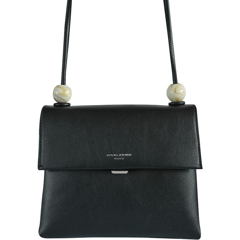 Menšia čierna kabelka cez plece David Jones 25941357
