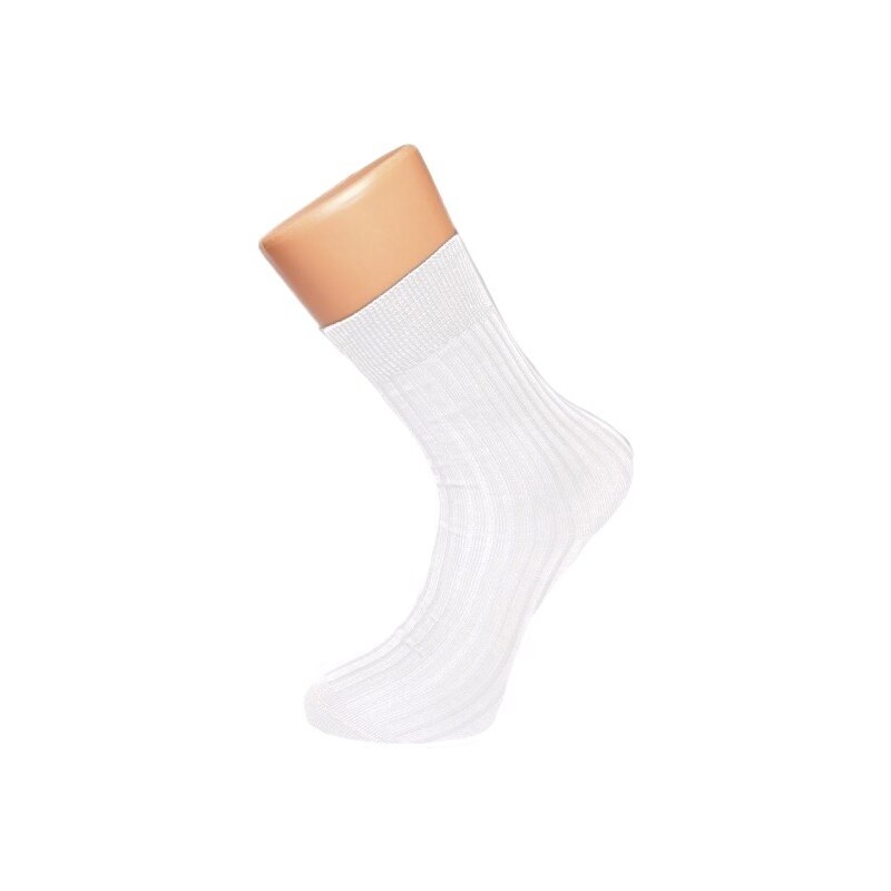 100% bambusové zdravotné ponožky BAMBOX Biela 45-46 3 páry 26251679