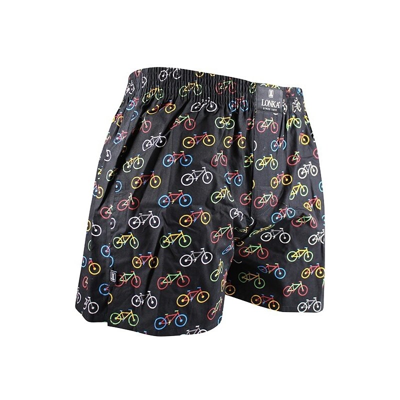 JACK Boxers pánske bavlnené trenírky Lonka - BIKE Čierna XXL 1 kus 26251871