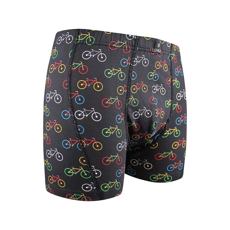 KEVIN pánske veselé boxerky Lonka - BIKE Čierna XXL 1 kus 26458913