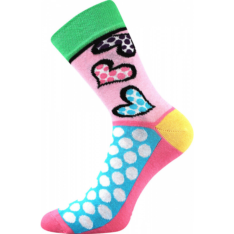 IVANA dámske farebné ponožky Boma - MIX 55
