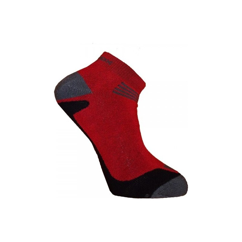 BX-STR nízke bambusové ponožky BAMBOX Červená / Čierna 43-46 1 pár 26458988