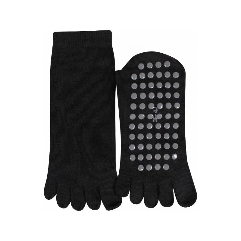 PRSTAN nízke ABS prstové ponožky Boma - vzor 06 ČLENOK Čierna / Čierna 26251986