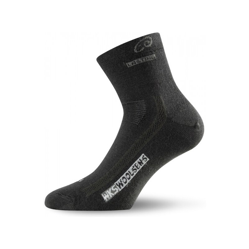 WKS merino zníženej ponožky Lasting Čierna L 1 pár 43034280