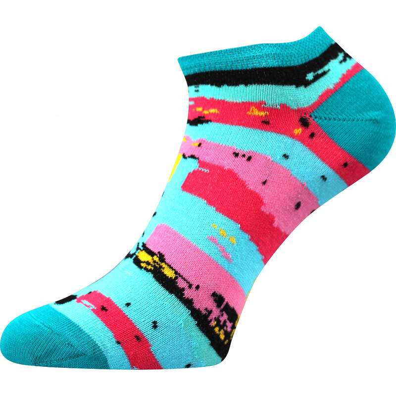 PIKI nízke farebné ponožky Boma - MIX 66