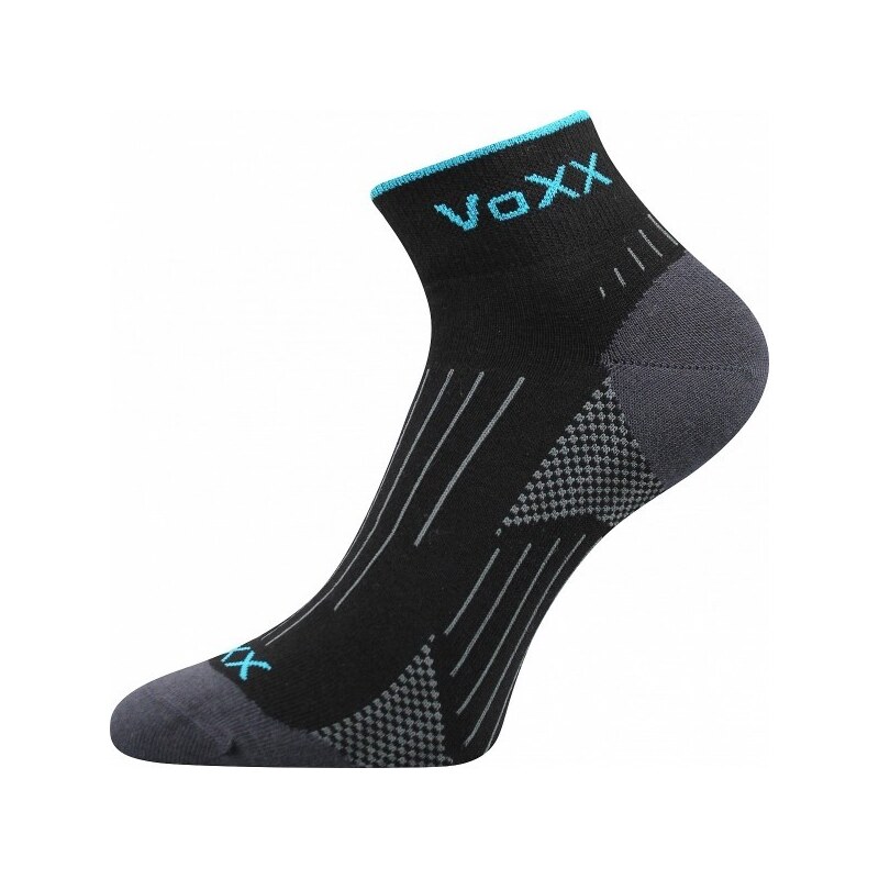AZUL slabé športové ponožky VoXX Čierna 43-46 3 páry 27456777