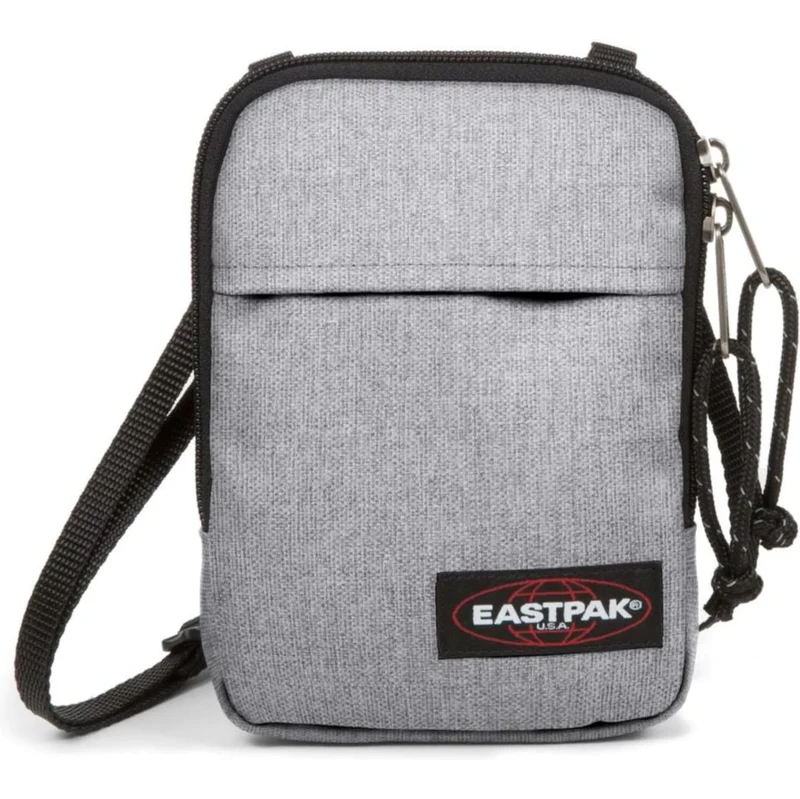 EASTPAK Taška cez rameno Buddy sivá melírovaná / čierna / biela 62519035