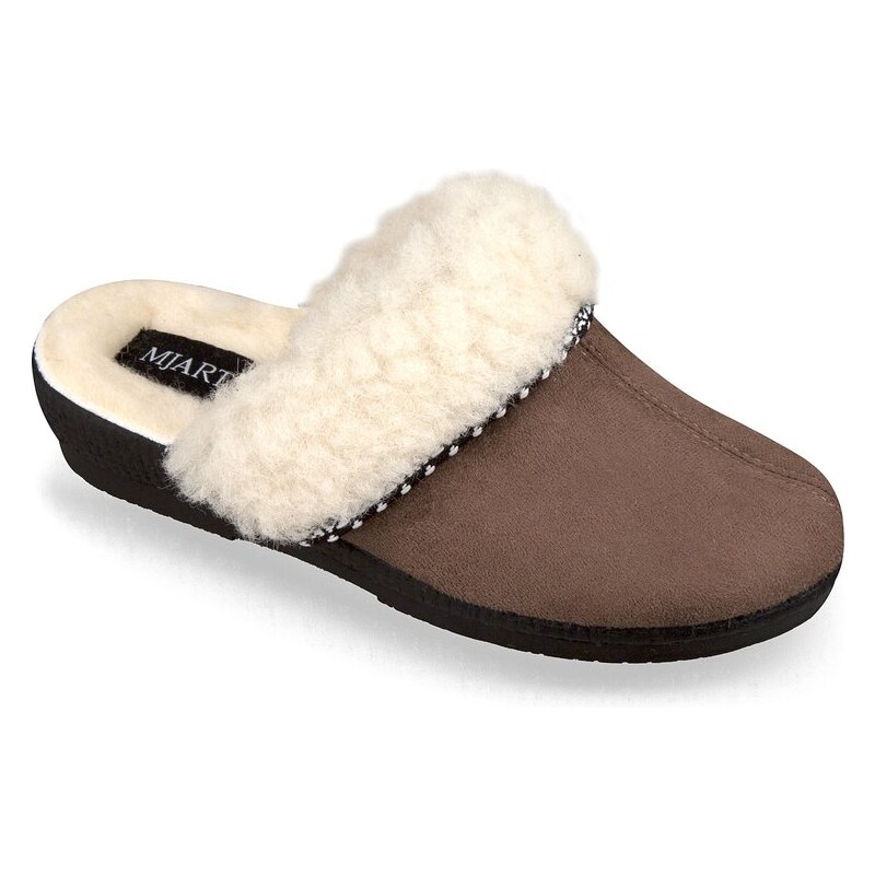 Mjartan dámske zimné papuče s kožušinkou- X07 29236346