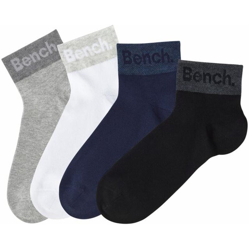 BENCH Ponožky modrá / svetlosivá / zmiešané farby / čierna / biela 54221172