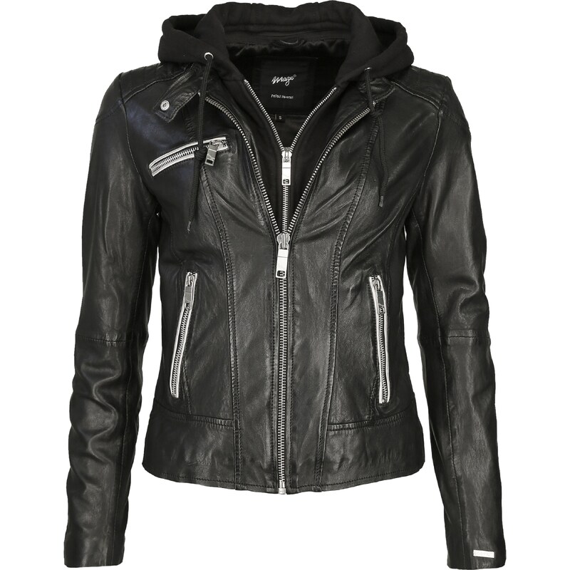 Maze Prechodná bunda Mico čierna / biela 60184956