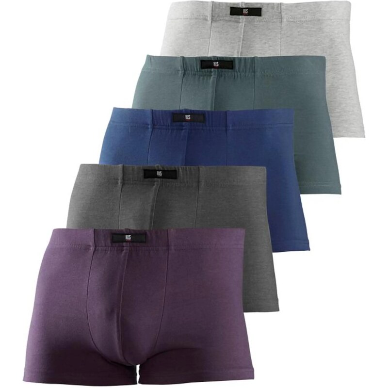 H.I.S Boxerky modrá / svetlosivá / tmavosivá / petrolejová / 54223817