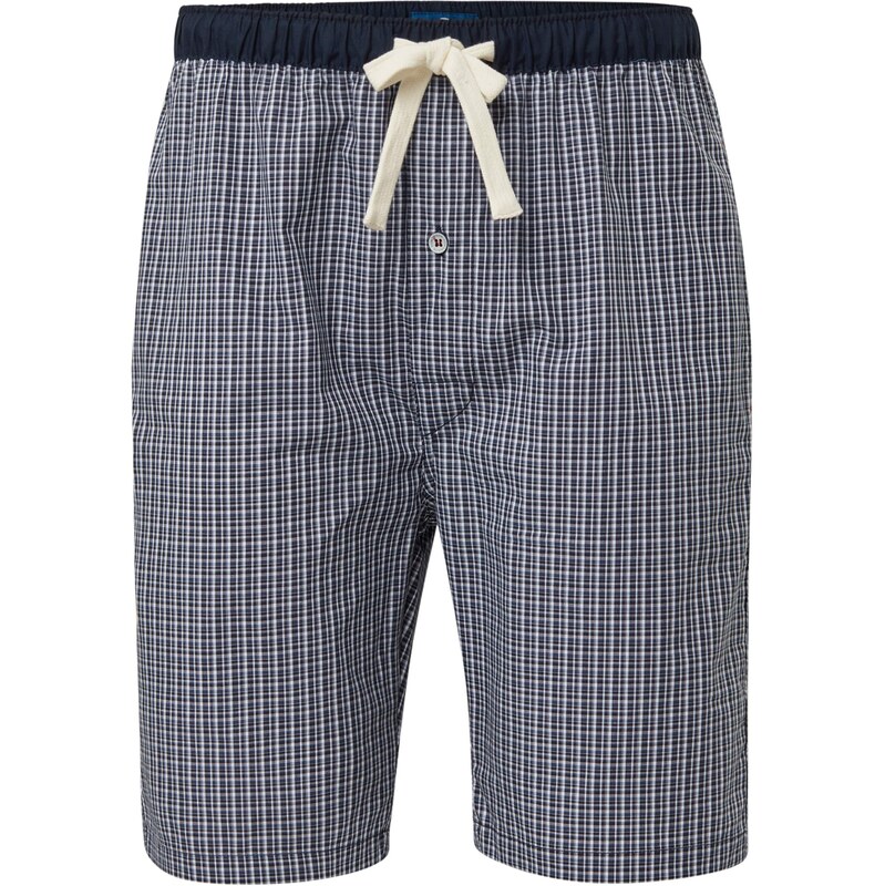 TOM TAILOR Pyžamové nohavice tmavomodrá / biela 62293528