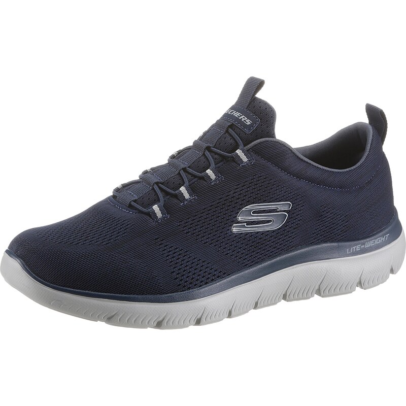 SKECHERS Nízke tenisky Summits Louvin námornícka modrá 48903152