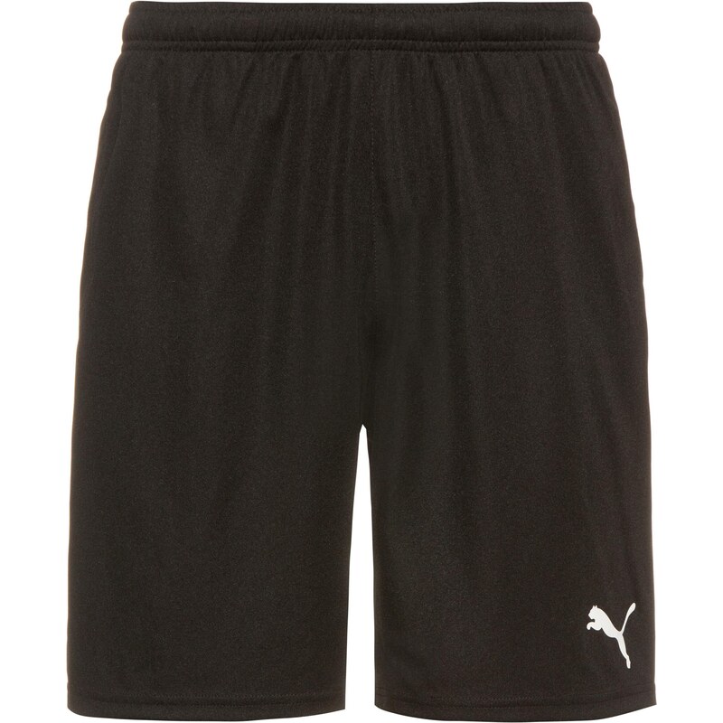 PUMA Športové nohavice Team Rise čierna / biela 67728097