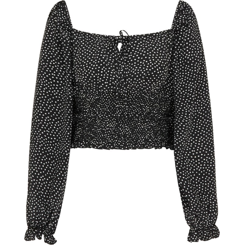 MYMO Tričko čierna / biela 65867351