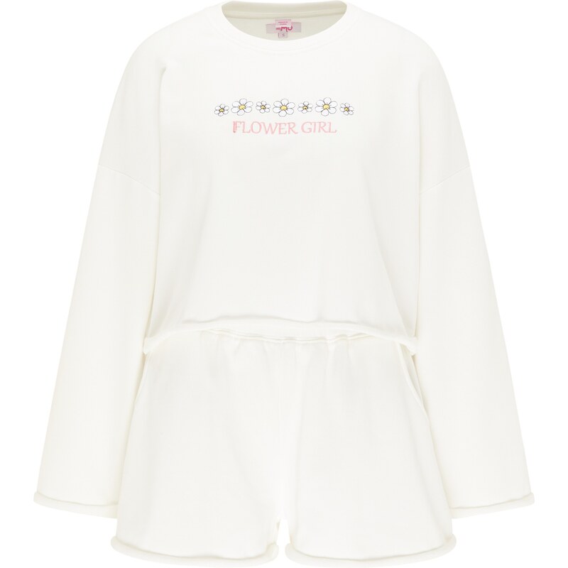 MYMO Tepláková súprava ružová / biela 65867352