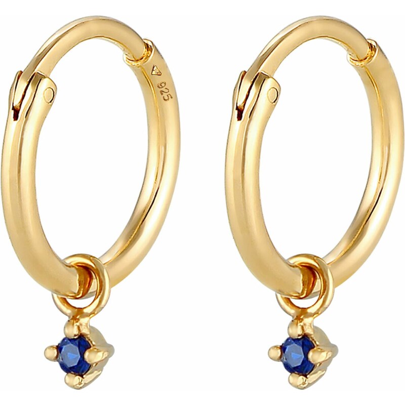 ELLI Náušnice zafírová / zlatá 54225447