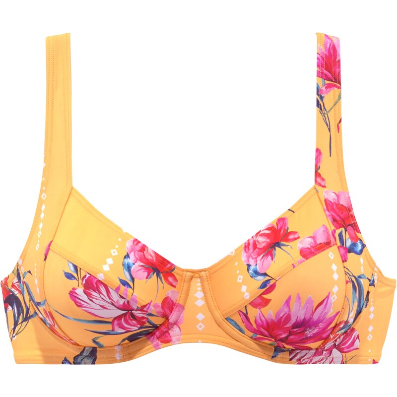 SUNSEEKER Bikinový top zelená / oranžová / fuksia / biela 66846387