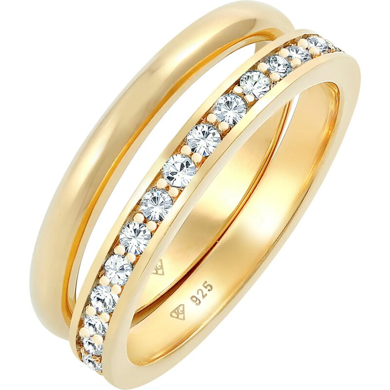 ELLI Sada šperkov Kristall zlatá 65641394