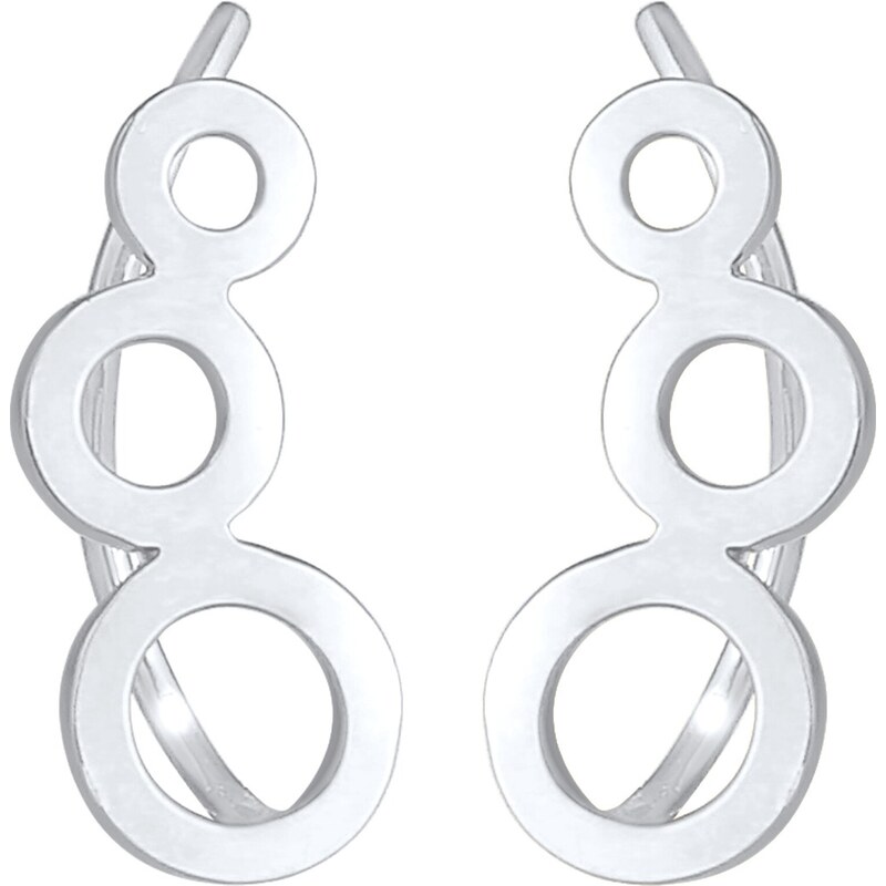 ELLI Náušnice Climber strieborná 54225524