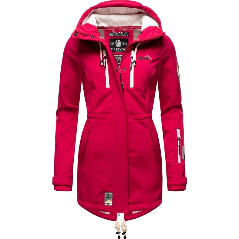 MARIKOO Funkčný kabát Zimtzicke malinová 65861122