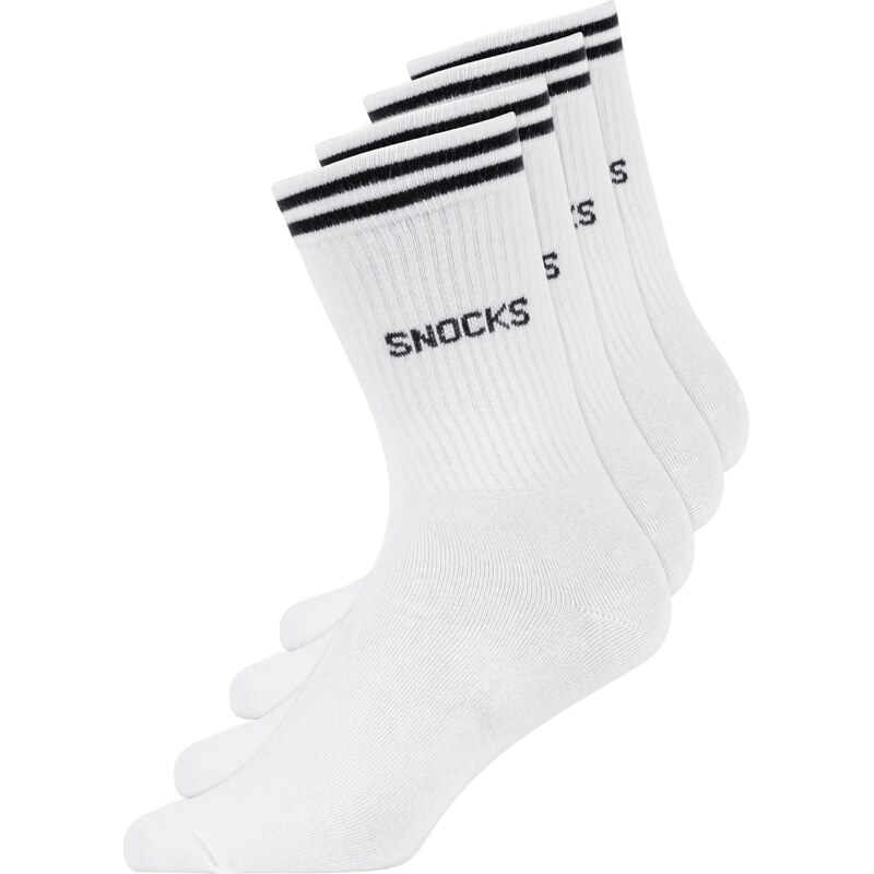 SNOCKS Športové ponožky čierna / biela 68467700