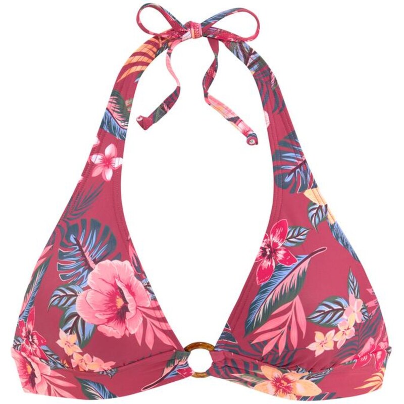 s.Oliver Bikinový top béžová / modrá / ružová 54225942