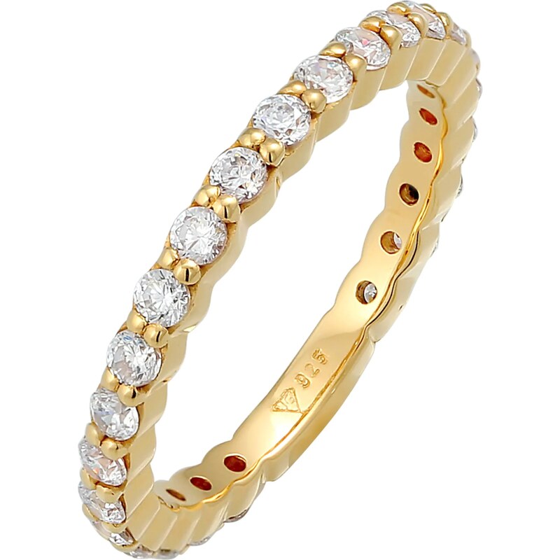 ELLI Prsteň zlatá / priehľadná 54225992