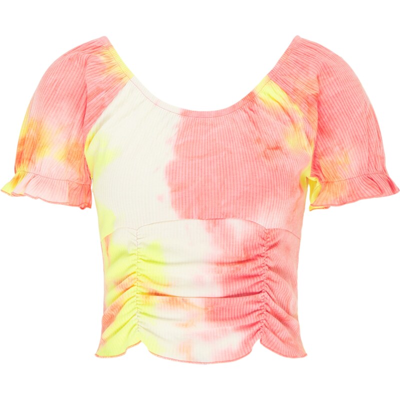 MYMO Tričko žltá / lososová / biela 63141026