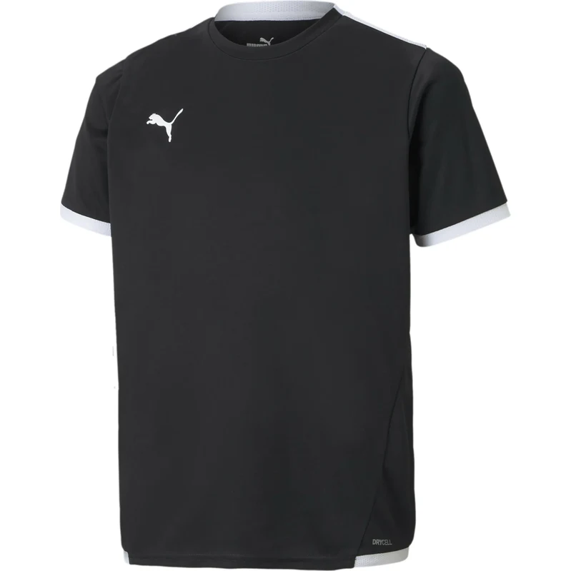 PUMA Funkčné tričko TeamLiga čierna / biela 67728190