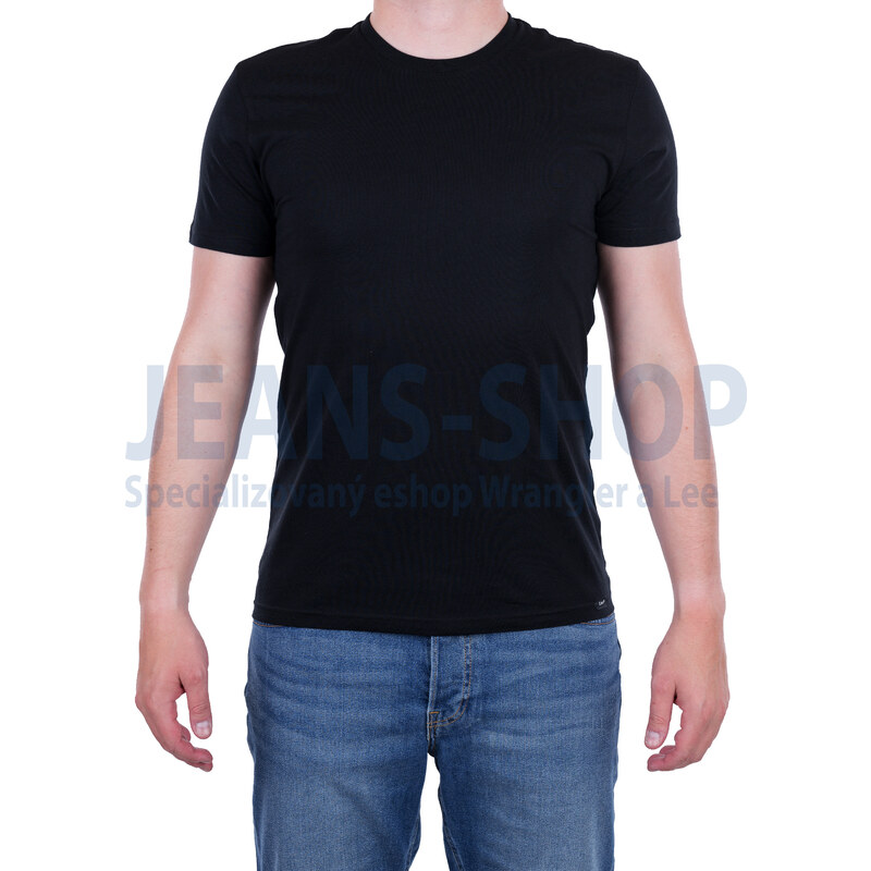 Pánske tričko LEE L680CMKW TWIN PACK CREW BLACK / WHITE 26091020