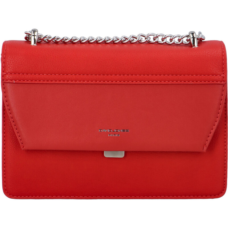 Dámska crossbody kabelka červená - David Jones Delilah červená 66067674