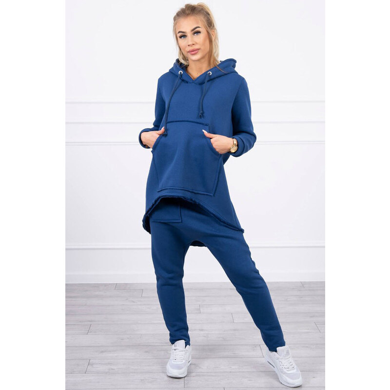 Glara Jednofarebná dámska tepláková súprava 28843258