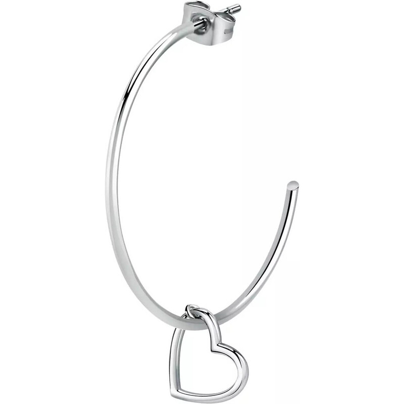 La Petite Story Romantická oceľová single náušnica s príveskom 66593427