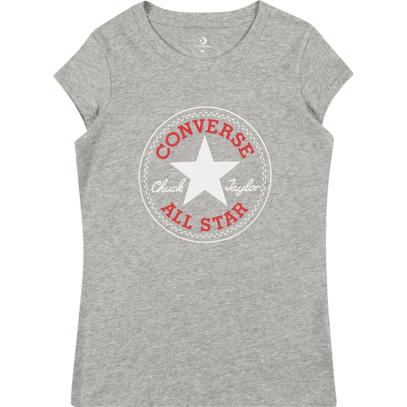 CONVERSE Tričko sivá / červená / biela 54629535