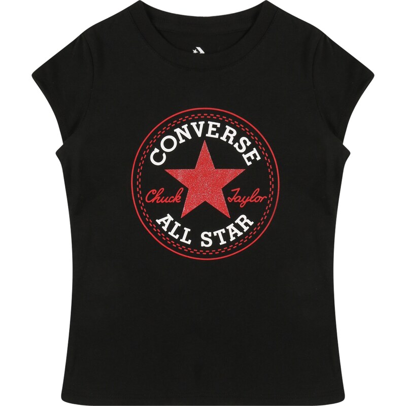 CONVERSE Tričko červená / čierna / biela 54226440