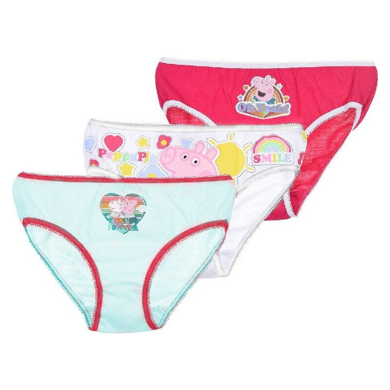 Farebná sada nohavičiek Peppa Pig 3ks 26207481