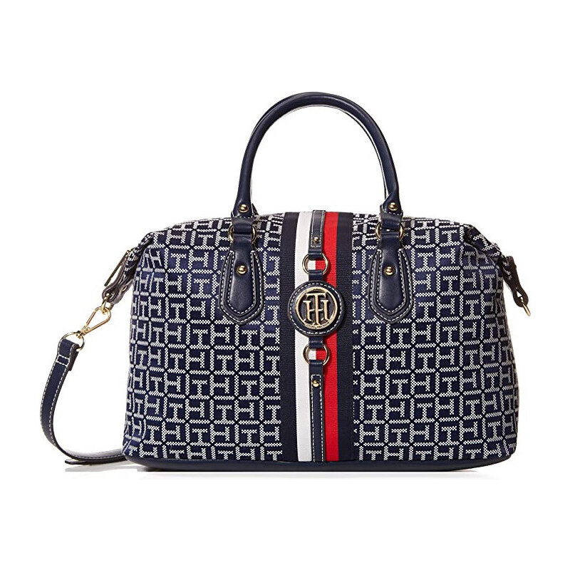 Tommy Hilfiger Kabelka Handbag Jaden Satchel Navy White 26222663