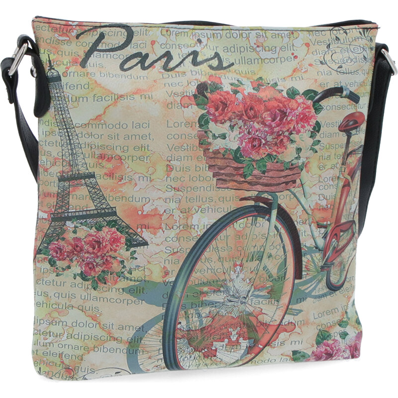 Kabelka zo syntetickej kože crossbody Indee multicolor 9300 33 C 64130026