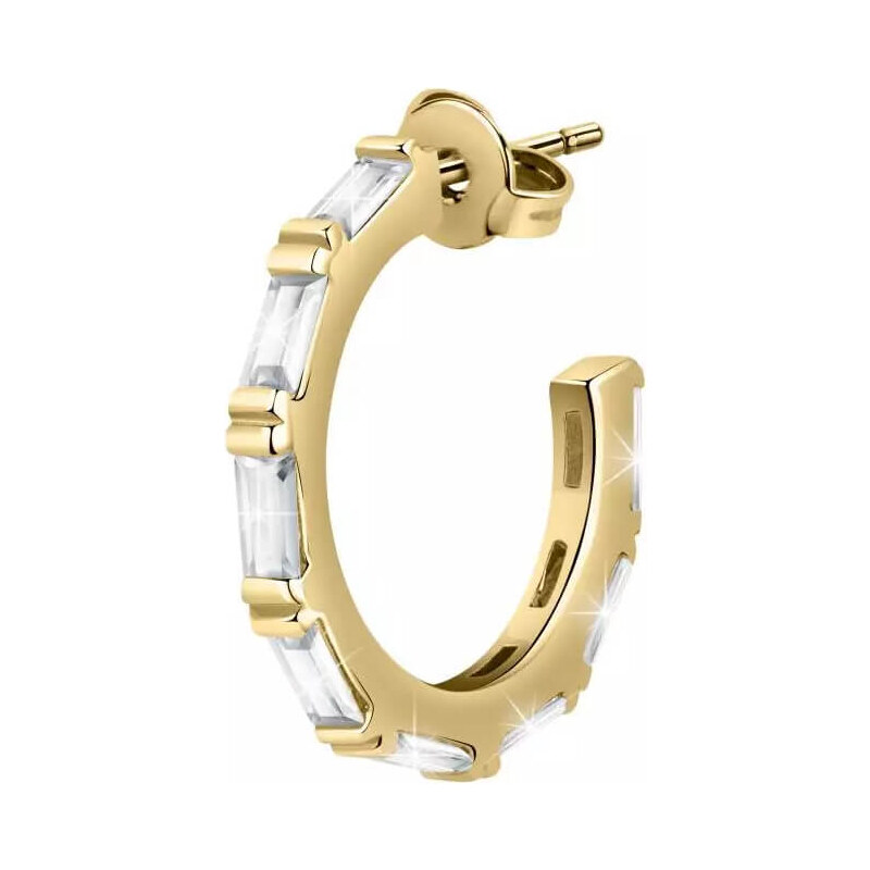 La Petite Story Pozlátená single náušnica s kryštálmi LPS02AQM02 66589252