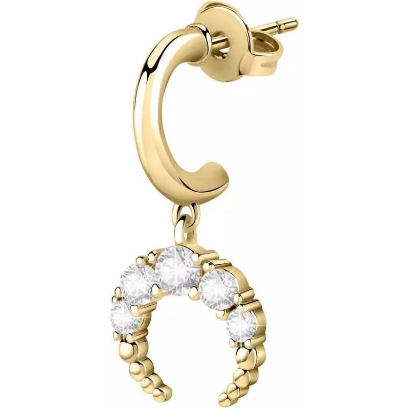 La Petite Story Pozlátená single náušnice s kryštálmi LPS02AQM98 66593215