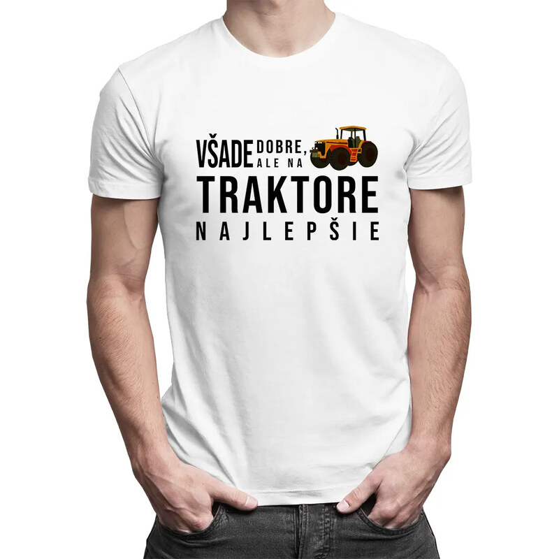 E-shop Garibald Všade dobre, ale na traktore najlepšie - pánske tričko